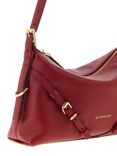 Givenchy Mini Voyou Buckle-detail Leather Tote Bag In Red