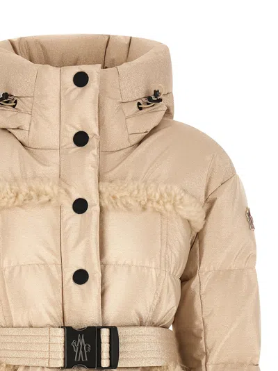 Moncler Mondim Puffer Jackets Gold In Neutral