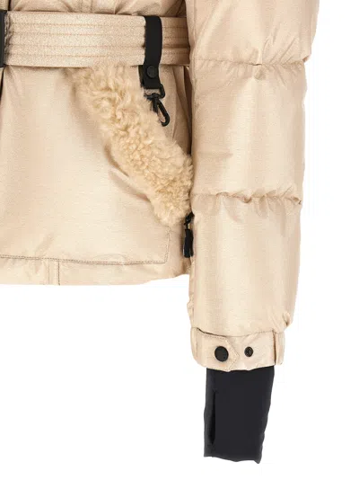 Moncler Mondim Puffer Jackets Gold In Neutral