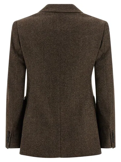 Max Mara 'bermuda1234' Blazer In Brown