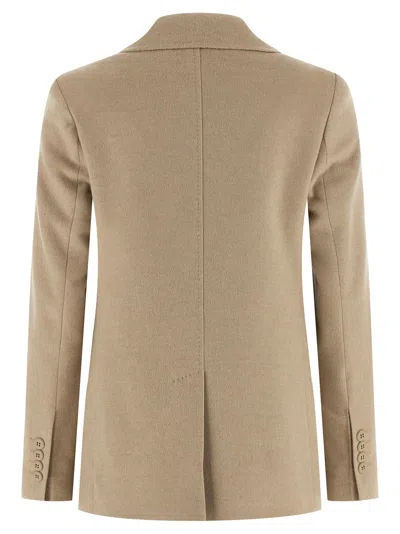 Max Mara Folgore Blazer In Neutral