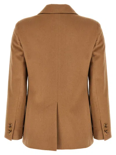 Max Mara 'belluno' Blazer In Brown