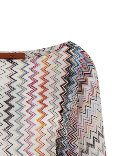 Missoni Relaxed Fit Knit Top With Zigzag Design In Multi
