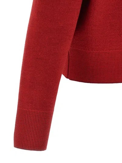Jacquemus Le Cardigan Doppio Wool Blend Cardigan In Red