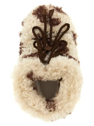 Moon Boot 'icon Low Curly Light' Ankle Boots In Multi