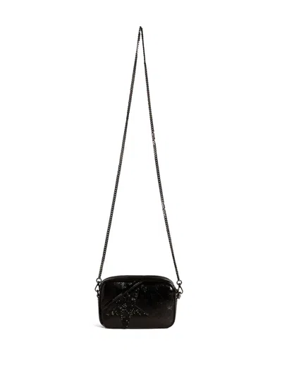 Golden Goose Deluxe Brand Mini Star Embellished Shoulder Bag In Black