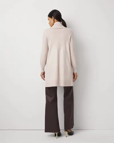 White House Black Market Convertible Scarf Cardigan Sweater In Neutral