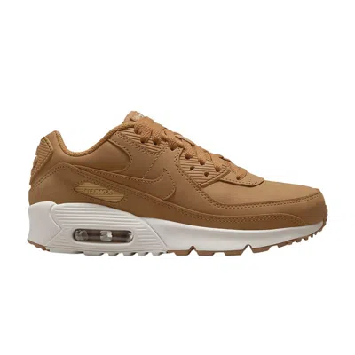 Pre-owned Nike Air Max 90 Gs 'flax/sail/flax' | Brown | Kid's Size 3
