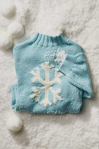 Anthropologie The Pippa Mock-neck Sweater By Maeve: Icon Edition In Blue