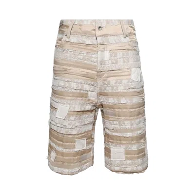 Pre-owned Who Decides War Interwoven Shorts 'cream' | Men's Size 40 In White