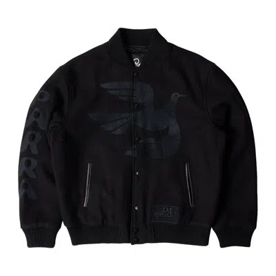 Pre-owned Parra Not Movie Quality Varsity Jacket 'black' | Men's Size L