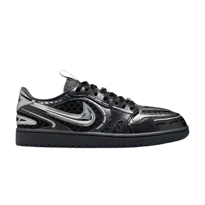 Pre-owned Air Jordan 1 Low Method Of Make  'black/white/anthracite/metallic Silver' | Women's Size 5.5