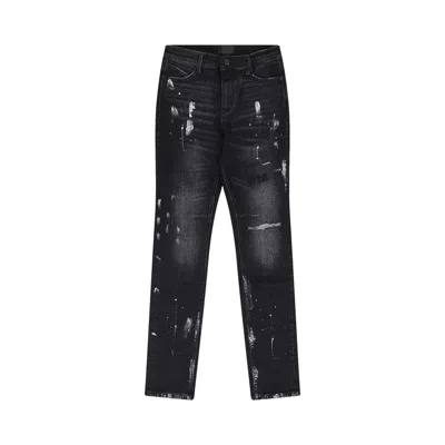 Pre-owned Rta Clayton Jean 'distressed Charcoal Paint' | Black | Men's Size 38
