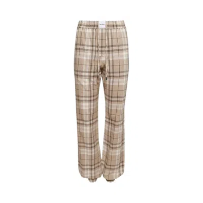 Pre-owned Attico The  Long Pant 'beige' | Tan | Women's Size 42 In Brown