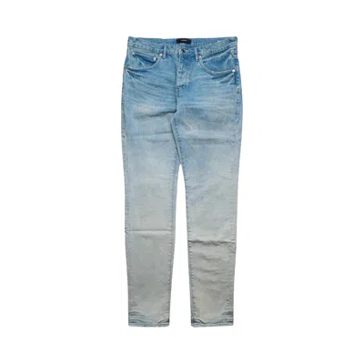 Pre-owned Purple Brand Skinny Rhone Fade 'light Indigo' | Blue | Men's Size 38