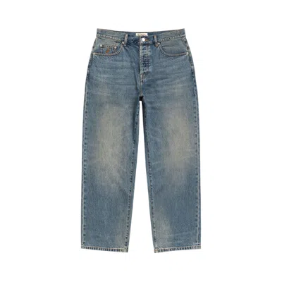 Pre-owned Stussy Big Ol' Jean Denim 'vintage Mid Wash' | Blue | Men's Size 36