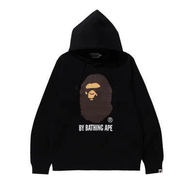 Pre-owned Bape By Bathing Ape Relaxed Pullover Hoodie 'black' | Men's Size M