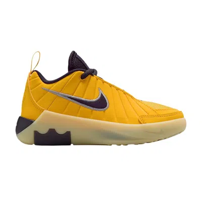 Pre-owned Nike Lebron Witness 9 Ps 'amarillo/soft Yellow/lilac/cave Purple' | Kid's Size 1