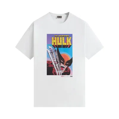 Pre-owned Kith X Marvel Hulk Vintage Tee 'white' | Men's Size Xs