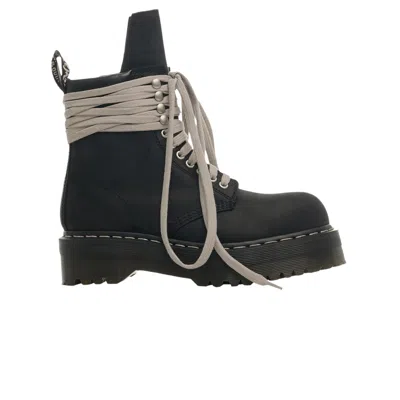 Pre-owned Rick Owens Dr. Martens X  Wmns Drkshdw 1460 Quad Sole Steel Toe Boot 'black' | Women's Size 37