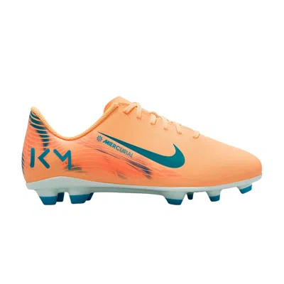 Pre-owned Nike Kylian Mbappé X  Jr. Mercurial Vapor 16 Club Gs Mg 'melon Tint/igloo/neo Turquoise' | Orange | K