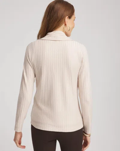 Chico's Cozy Cardigan Sweater Twinset In Neutral In Brown