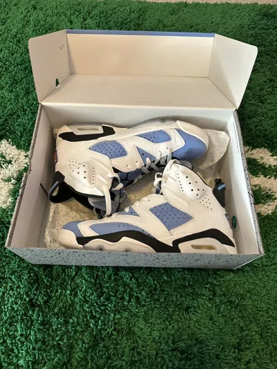 Pre-owned Jordan Nike Jordan 6 Unc Sneakers 11 In Blue