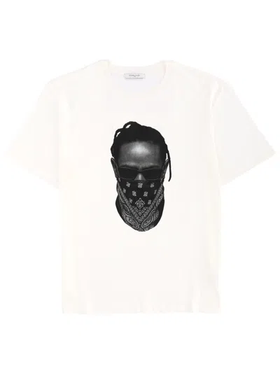 Ih Nom Uh Nit T-shirt With Print In Neutral