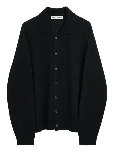 Our Legacy Cardigan With Buttons In Black