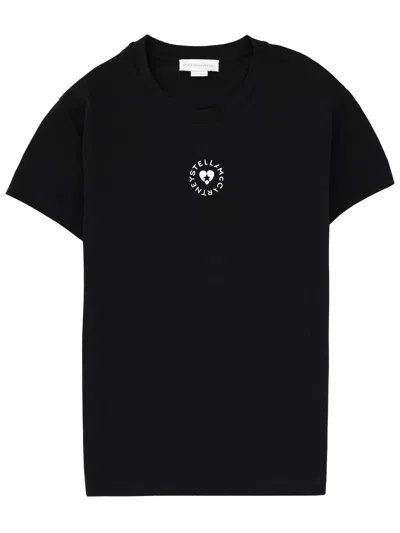 Stella Mccartney T-shirt With Logo In Black
