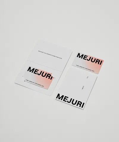 Mejuri Physical Gift Card In Yellow