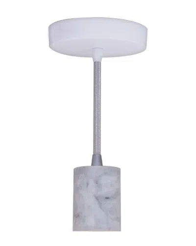 Bulbrite Natural Marble Pendant In White