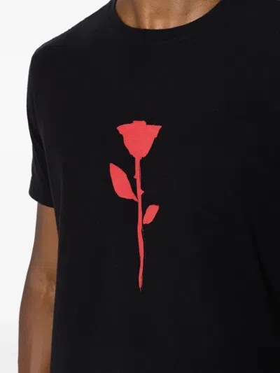 Osklen Rose-print Cotton T-shirt In Multi