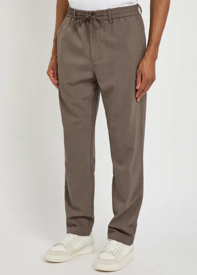 Les Deux Como Drawstring Tapered-leg Woven Trousers In Multi