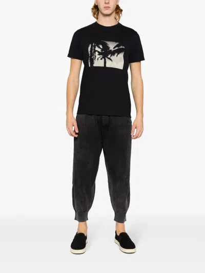 Osklen Palm Tree-print Cotton T-shirt In Multi