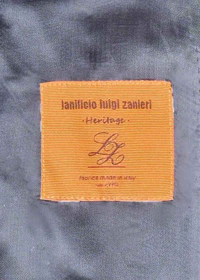 Franzese Collection Double-breasted Coat In Blue