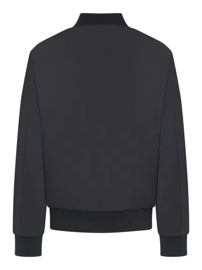 Low Brand Zip Bomber Jacket In Black