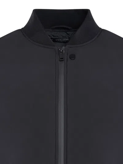 Low Brand Zip Bomber Jacket In Black