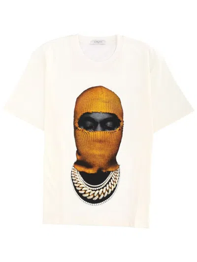 Ih Nom Uh Nit Graphic Crew Neck Short Sleeve T-shirt In White