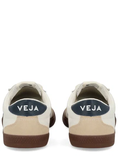 Veja Volley Sneakers With Contrasting Inserts In White