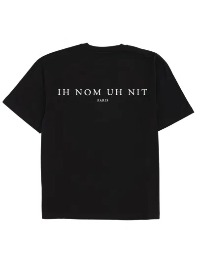 Ih Nom Uh Nit Graphic Crew Neck Short Sleeve T-shirt In Black