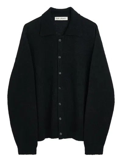 Our Legacy Cardigan With Buttons In Black