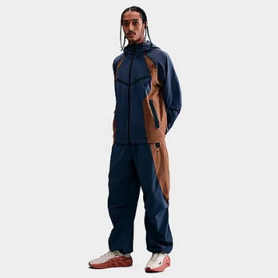 Nike Men's Tech Dri-fit Woven Color-block Oversized Pants In Multi