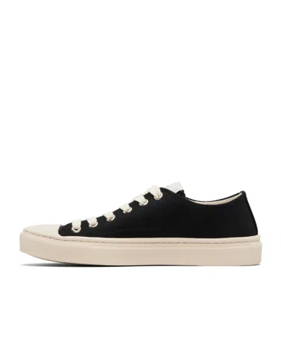 Vivienne Westwood Black Low Top Plimsoll Sneakers In Multi