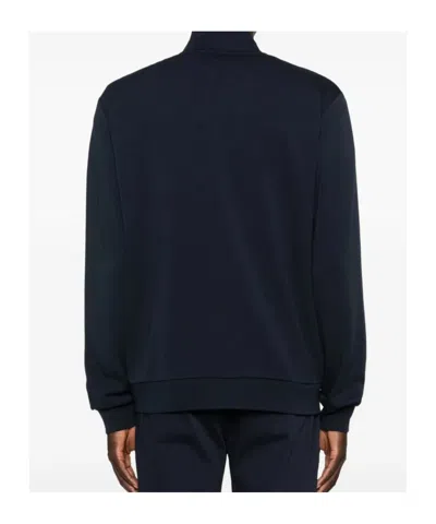 Woolrich Logo Interlock Track Jacket In Blue