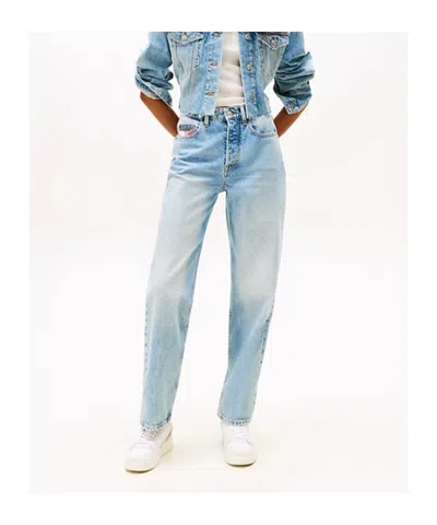 Tommy Hilfiger Layla High Rise Slim Straight Jeans In Blue