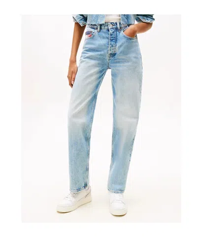 Tommy Hilfiger Layla High Rise Slim Straight Jeans In Blue