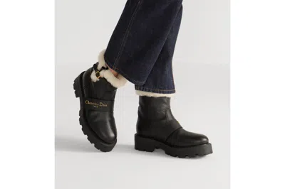 Dior Alps D-quest Ankle Boot In Black