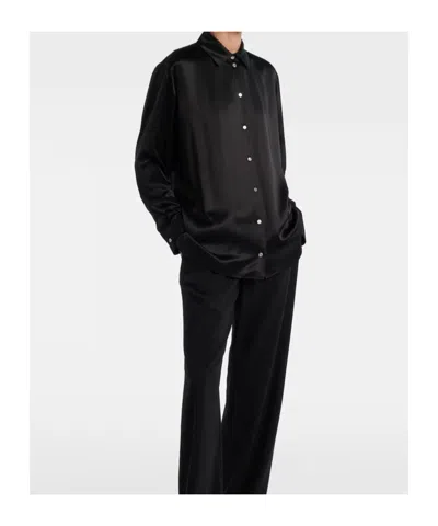 The Row Lapel Long-sleeved Shirt In Multi