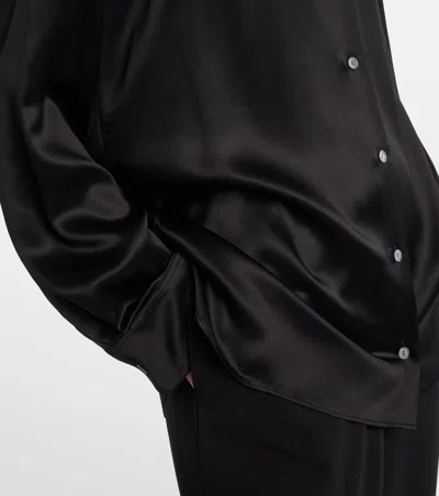 The Row Lapel Long-sleeved Shirt In Multi